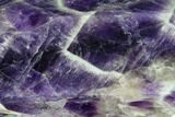 Tall, Polished Chevron Amethyst Point #123569-1